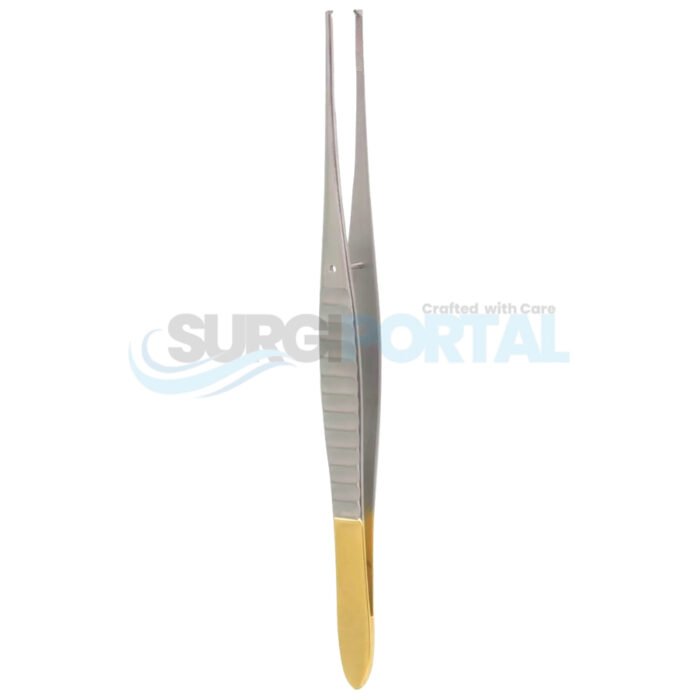 6 inch Gillies Forceps TC 1×2 Teeth - Image 1