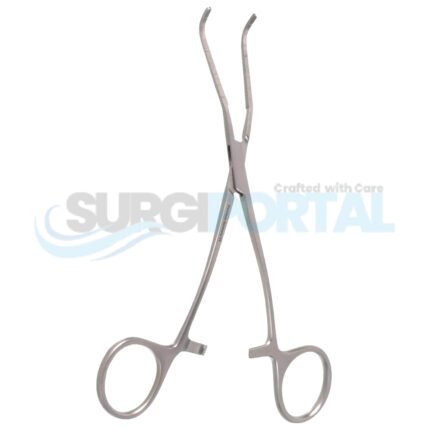 6 Kartchner Carotid Clamp Curved Shanks