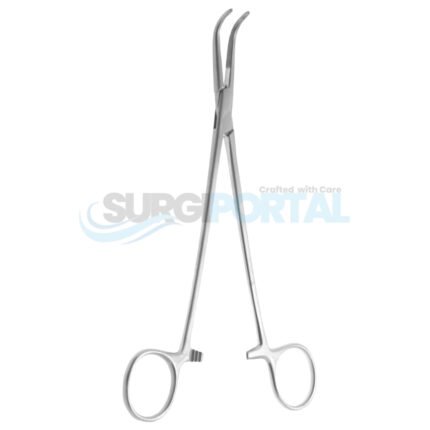 Lahey Forceps 9 inch Full Curved Jaws with Longitudinal Serrations