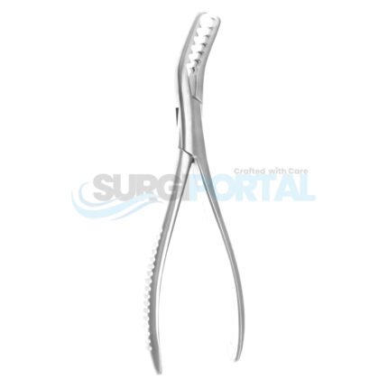 7 ½" Semb Bone-Holding Forceps, Side-Curved