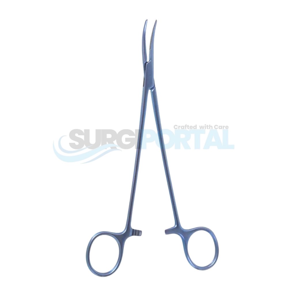 resized_processed_7 1 4 Adson Hemo Forceps cvd original titanium Adson Hemostatic Forceps, Curved, 7 ¼", Original, Titanium - Image 1