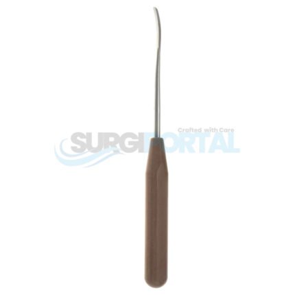 7 1/4″ Perio Elevator – Curved Blade 3mm Straight Edge