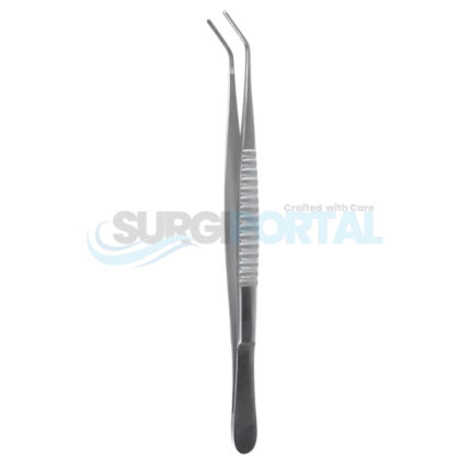 7¾ inch DeBakey Vascular Tissue Forceps  Angled 2mm Tips