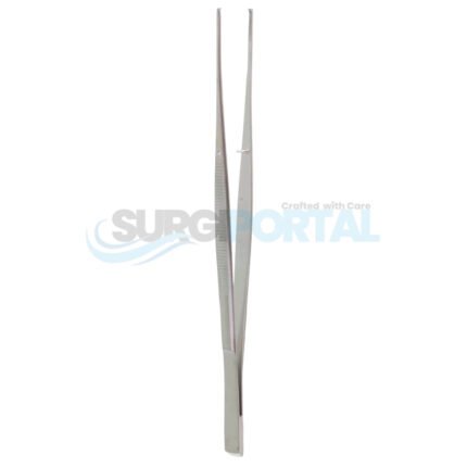 7" Cushing Tissue Forceps – Gutsch Handle, 1×2 Teeth