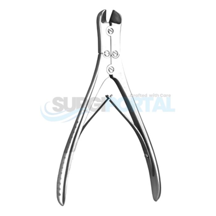 7 Double Action Wire Cutter Angled TC 1.6mm Capacity - Image 1