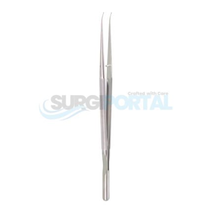 8 ¼" FineTouch Ring Tip Forceps, Curved