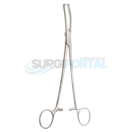 Jacobs Vulsellum Forceps 8¼ inch Curved to Side