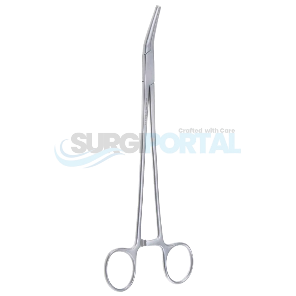 resized_processed_8 1 4 Phaneuf Artery Uterine Forceps ang on flat Phaneuf Uterine Artery Forceps 8¼ inch Angled on Flat - Image 1