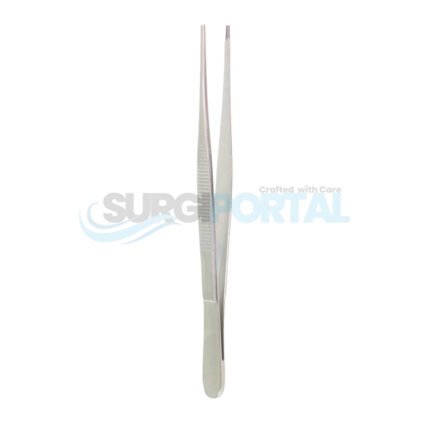 8" Brown Tissue Forceps, Side-Grip Teeth