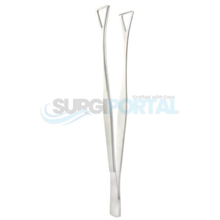 8" Collin-Duval Forceps, 18 mm Wide Jaws