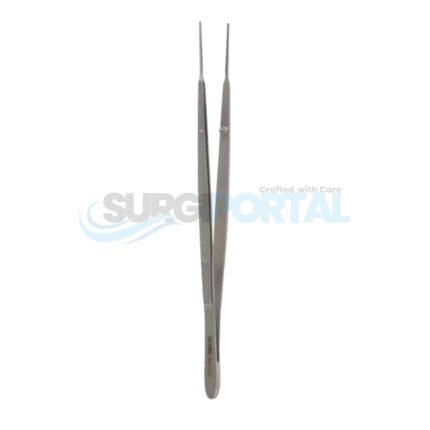 8 ¼" DeBakey Micro Forceps with 1 mm Tips, Round Handle