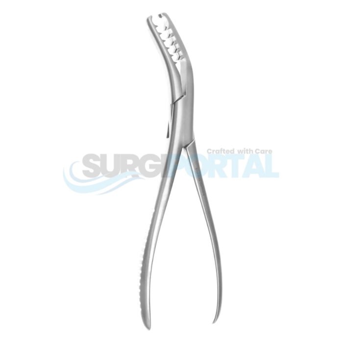 8 inch Semb Bone Holding Forceps Side Curved - Image 1