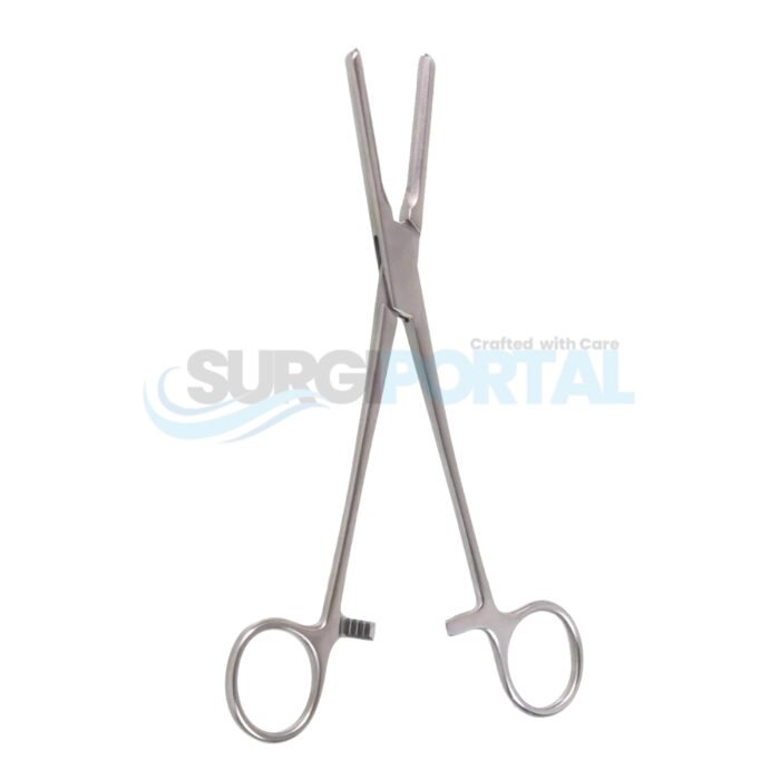 8 inch Vorse Tube Occlusion Forceps Heavy Jaw - Image 1