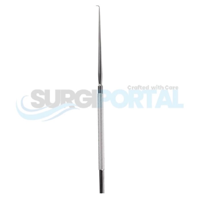 8" Adson Dura Nerve Hook - 3mm Blunt - Image 1