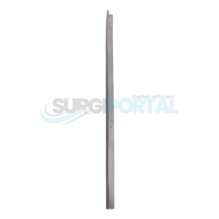 Anderson Neivert Osteotome – 8″, Curved Left, 5mm Wide