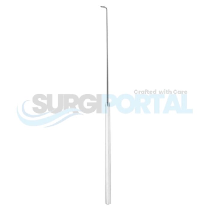 8" Crile Nerve Hook - 7mm blunt tip - Image 1