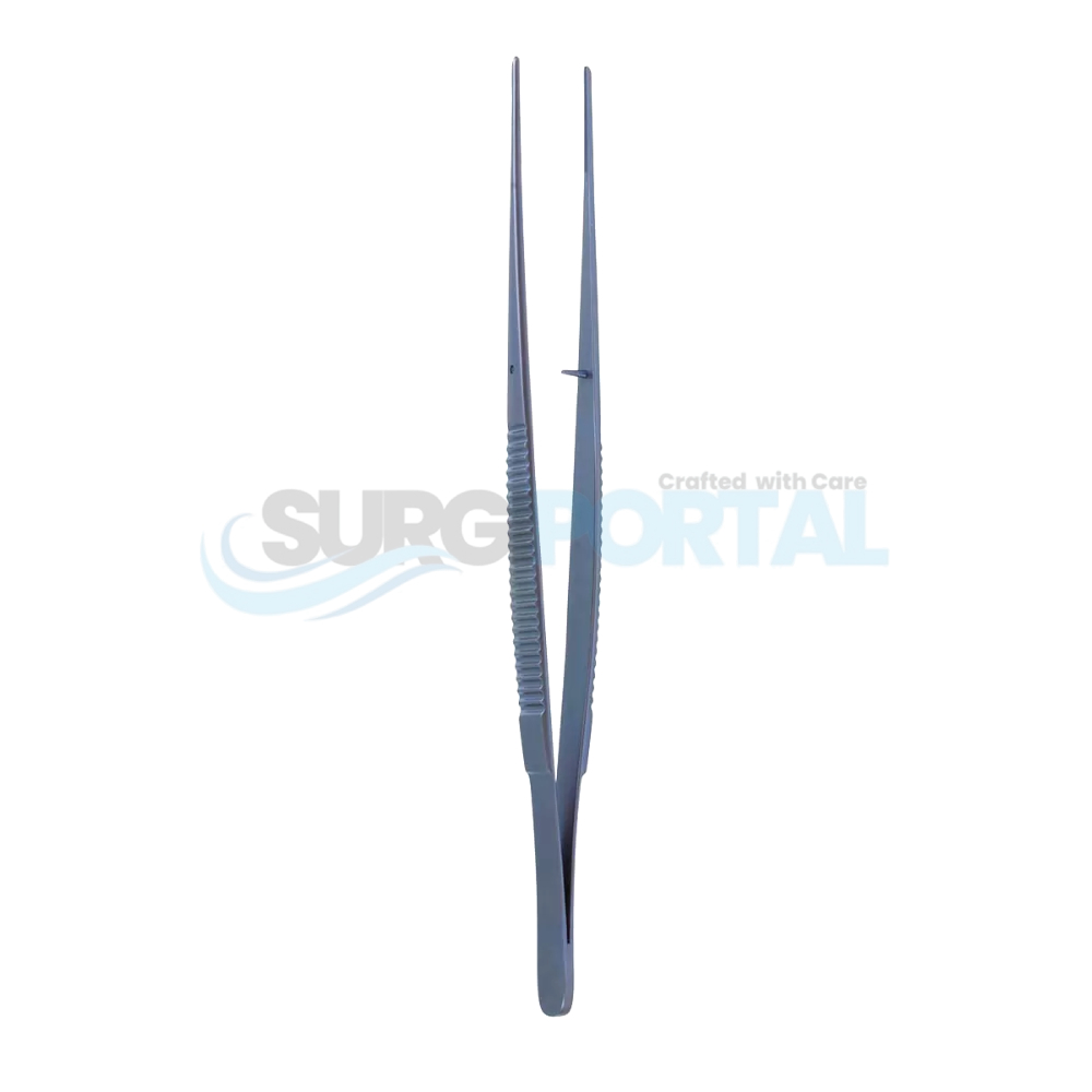 resized_processed_9 1 2 LightTouch Debakey Vascular Tissue Forceps Ti 1.5mm 9½ inch DeBakey Vascular Tissue Forceps Angled 2mm Tips - Image 1