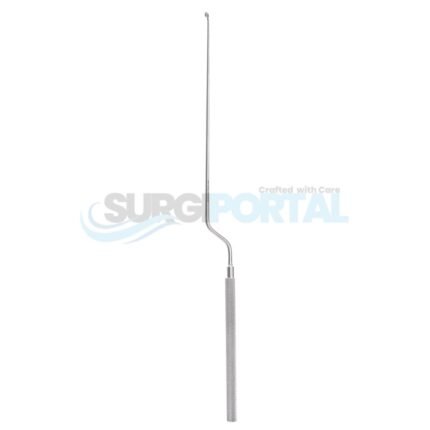 9½'' Micro Curette 3mm Cup Straight Shaft