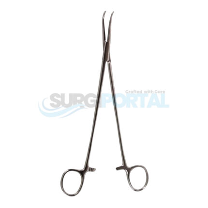 9 inch  Bengolea Forceps  Fully Curved Jaws