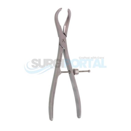 9 inch Bone Reduction Forceps Curved