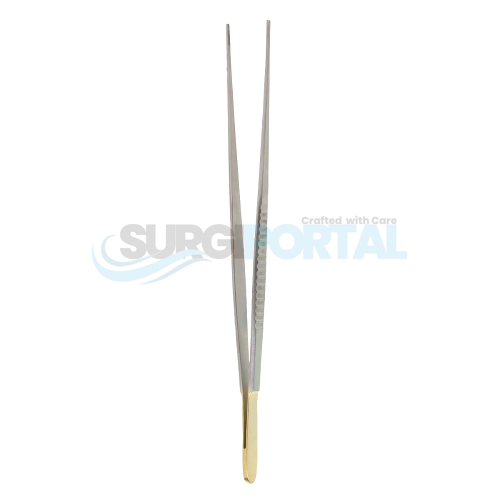 resized_processed_9 Debakey GG Vasc Tiss Forceps 2mm tip 9 inch DeBakey GG Vascular Tissue Forceps 2 mm Tip - Image 1