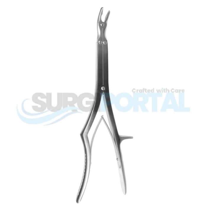 Anterior Double-Action Rongeur – 14 3/8″, No Teeth, 5mm Bite - Image 1