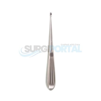 Bruns Curette - 6 3/4" straight size 2