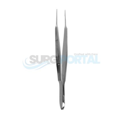 Castroviejo Forceps 1×2 Teeth with Platform Wide Handle Delicate Design