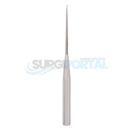 Color Lumbar Curette Angled  5 0 Silver