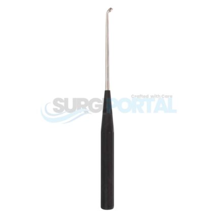 Color Lumbar Curette Angled 5 black