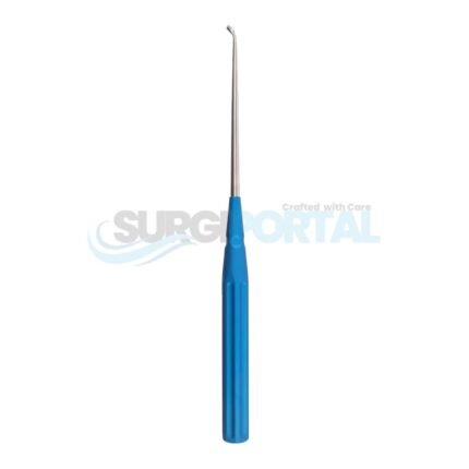 Color Lumbar Curette Rev Angled 2 blue