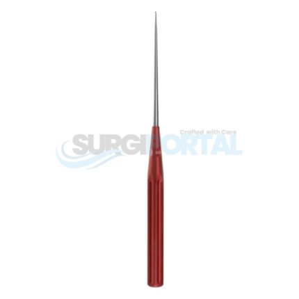 Color Lumbar Curette Rev Angled 6/0 red