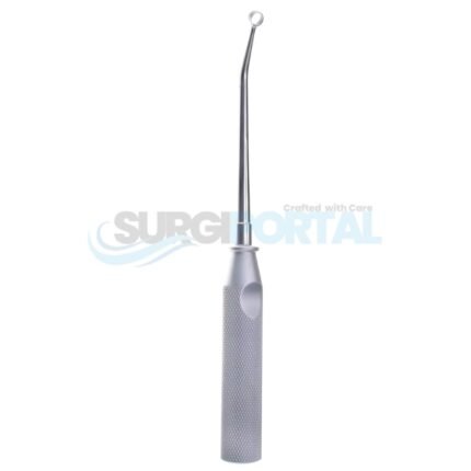 Cone Ring Curette - 9" angled size 2 6mm
