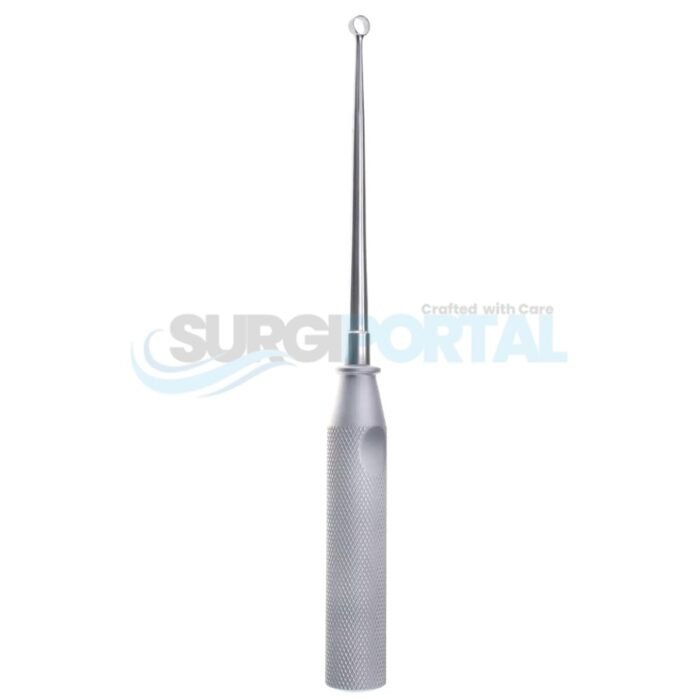 Cone Ring Curette - 9" straight size 2 6mm - Image 1