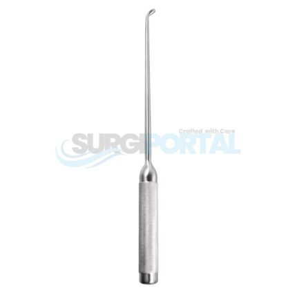Curette,w/50 rev angled tip, size 1,14"L