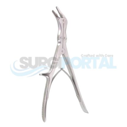 Echlin Rongeur, Angled, 4mm Bite, 8 3/4″