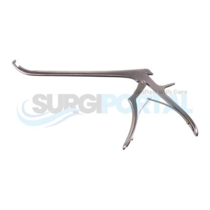 Foraminotomy Rongeur, 8″ (200mm) 5mm, Curved Up, 40° Up, Hinged Micro Handle, Stainless Steel