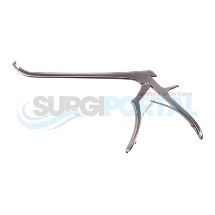 Foraminotomy Rongeur, 8″ (200mm) 6mm, Curved Up, 40° Up, Hinged Micro Handle, Stainless Steel - Image 1
