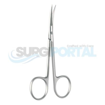 5" Jabaley Scissors, Curved, Shark Edge