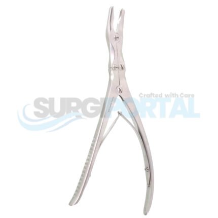 Leksell Rongeur Left Curved Handle 5mm Wide Jaws 9