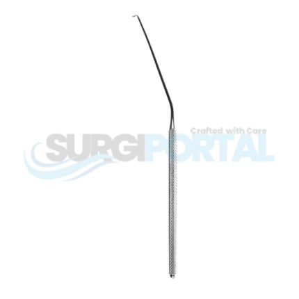 Montgomery Hook Angled Shaft Round Handle Hook Down 3.18mm