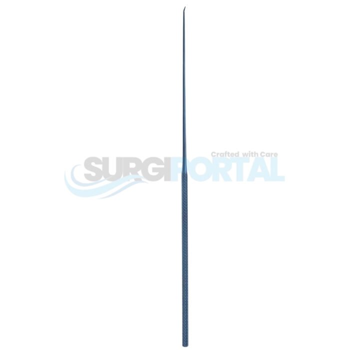 Needle Dissector, Semi-Sharp, 45° Angled, Titanium - Image 1