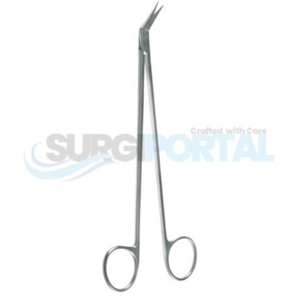 7" Potts-Smith Scissors, 45° Angled, Shark Edge