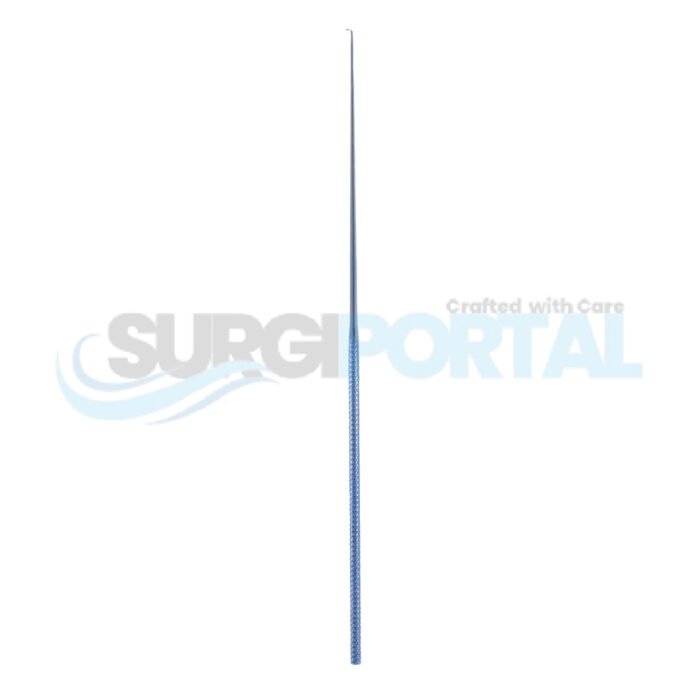 Rhoton Right Angle Hook Titanium Blunt - Image 1