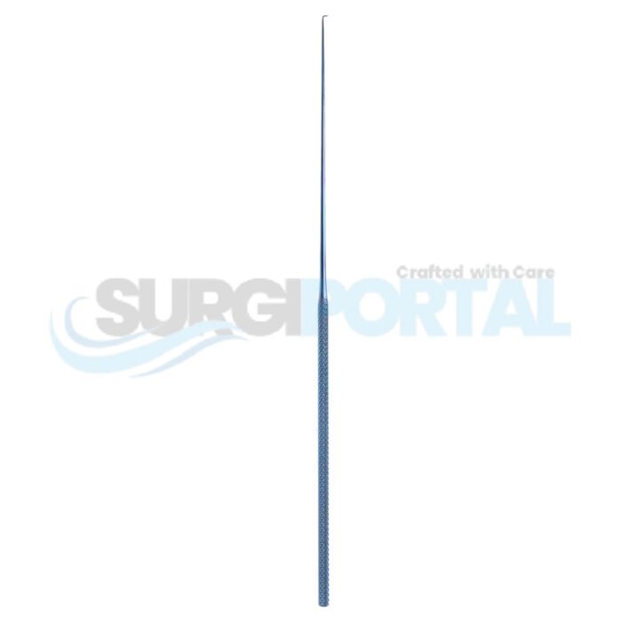 Rhoton Right Angle Hook Semi Sharp Titanium - Image 1