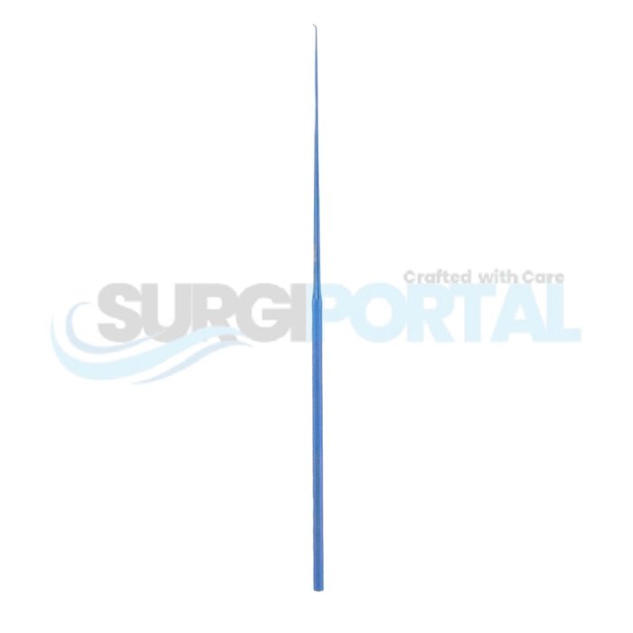 Rhoton Round Dissector 1mm 19cm Angled Titanium - Image 1