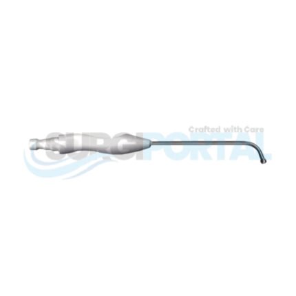 Single-Use 70° Curved Sinus Suction 9fr Ball End Tip