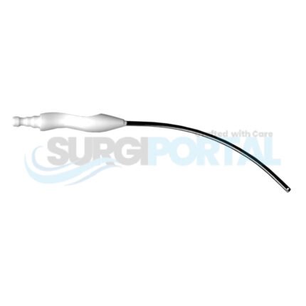 Single Use Curved Frazier Suction 12fr 14cm Rounded Tip