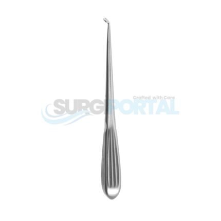 Spinal Fusion Curette - 8" straight size 0