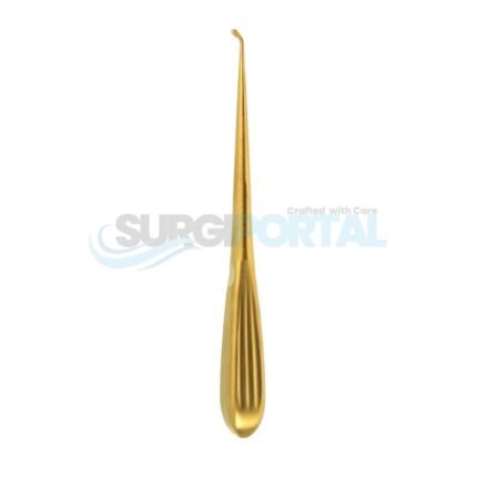 Spinal Fusion Curette - 8" angled size 00 SuperCoat Tip